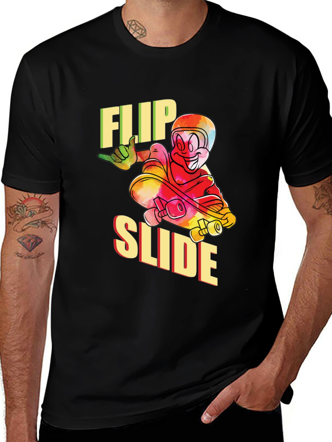 Flip Slide Graphic Tee