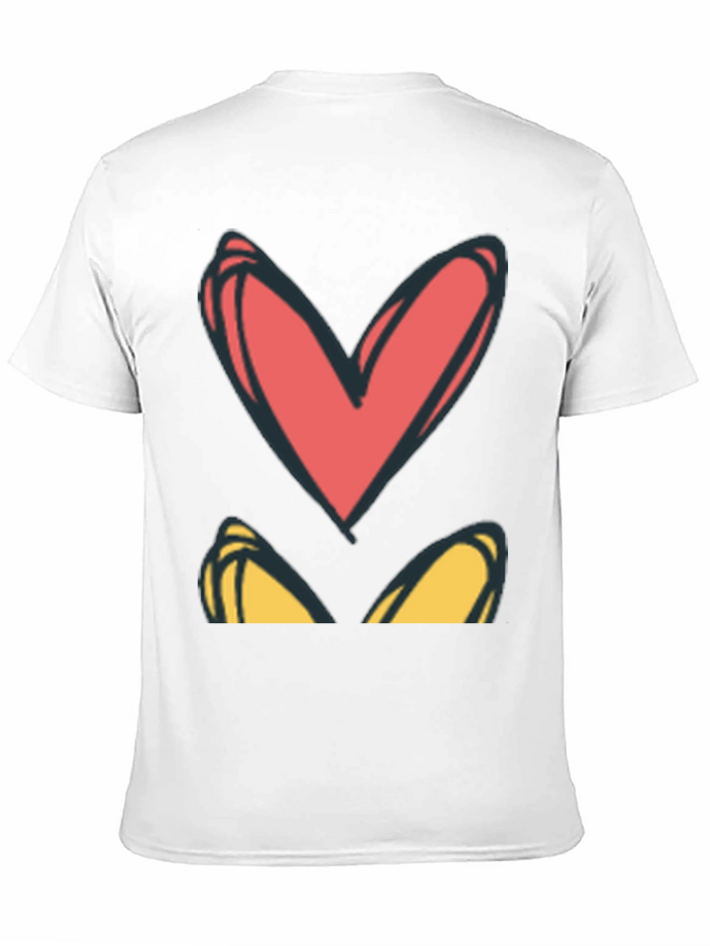 Heart Eyes Graphic Tee - Black