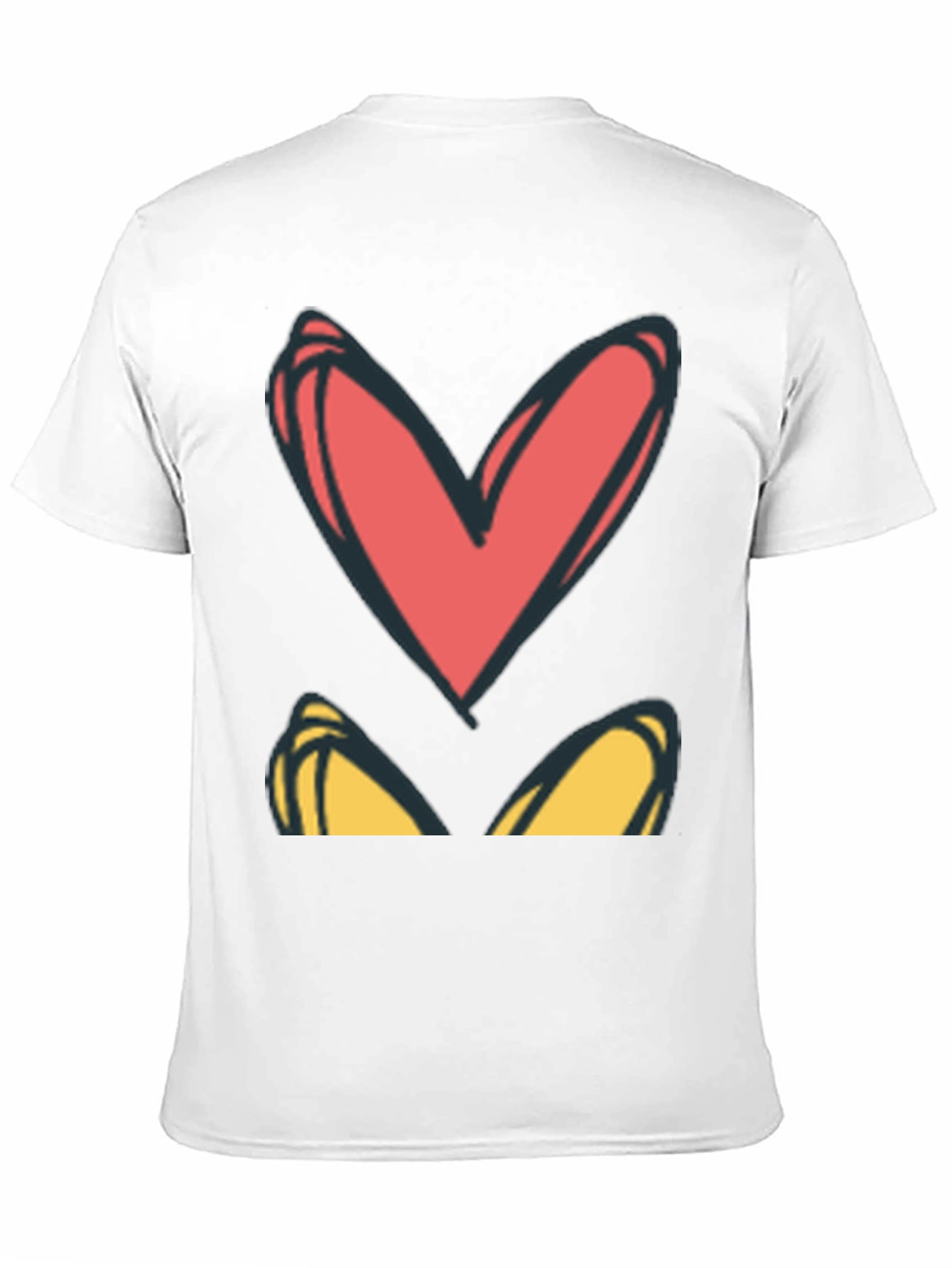 Heart Eyes Graphic Tee - Black