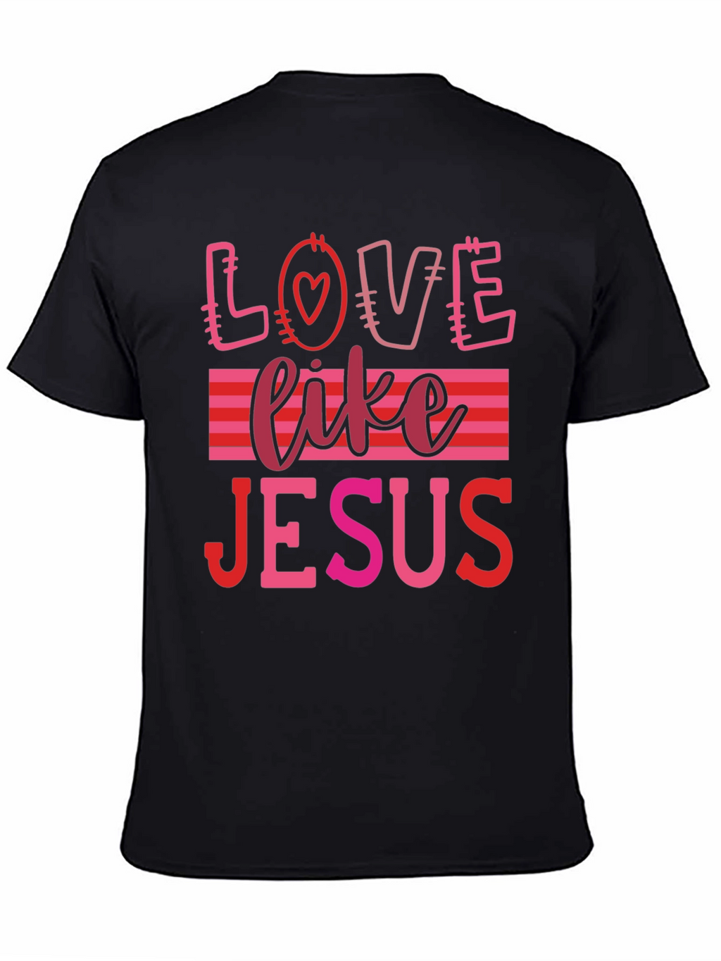 Love Like Jesus Graphic Tee - Black