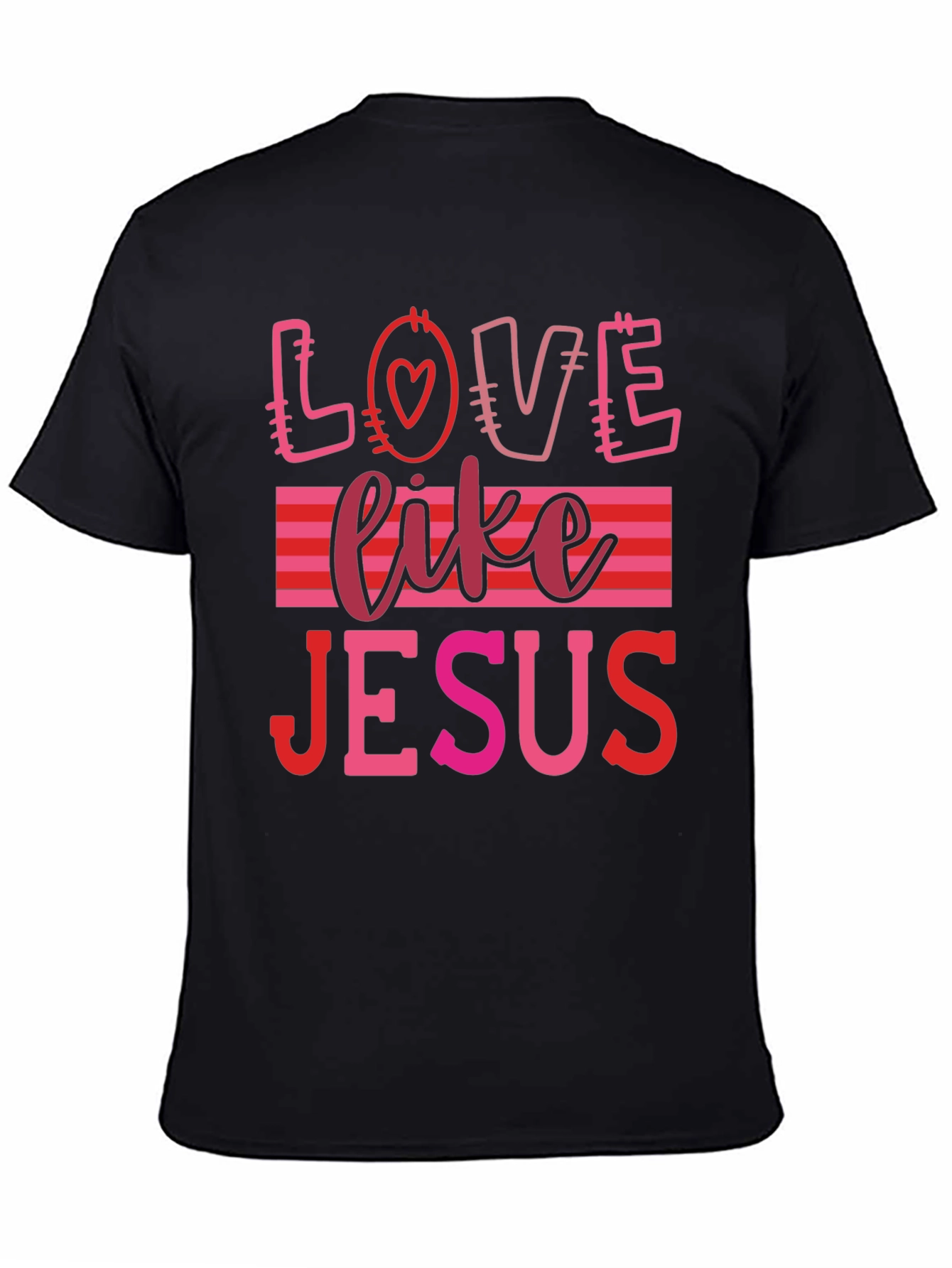 Love Like Jesus Graphic Tee - Black