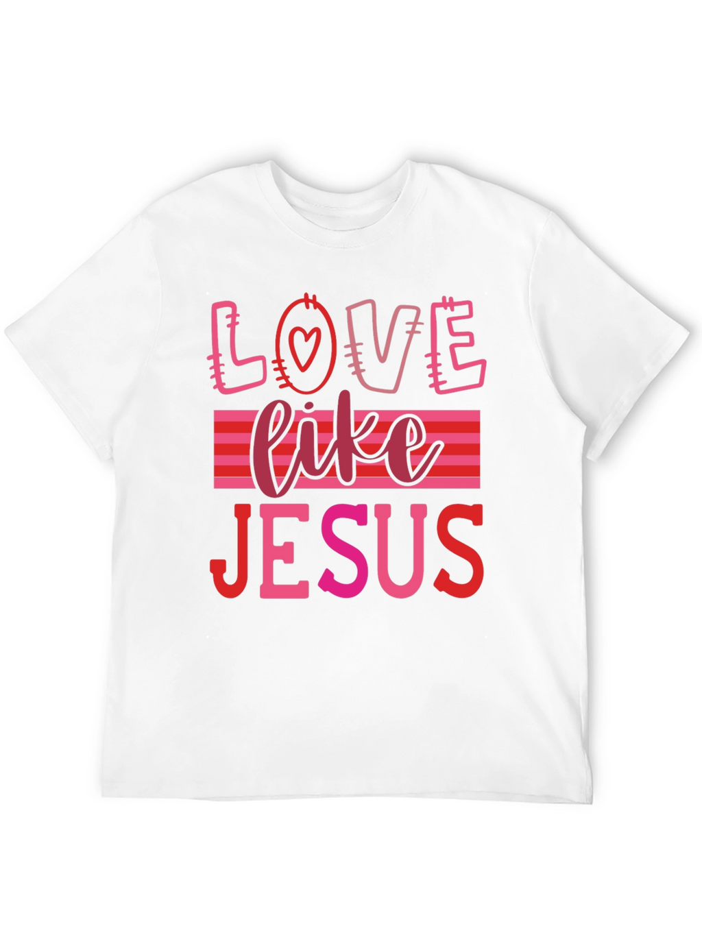 Love Like Jesus Graphic Tee - Black