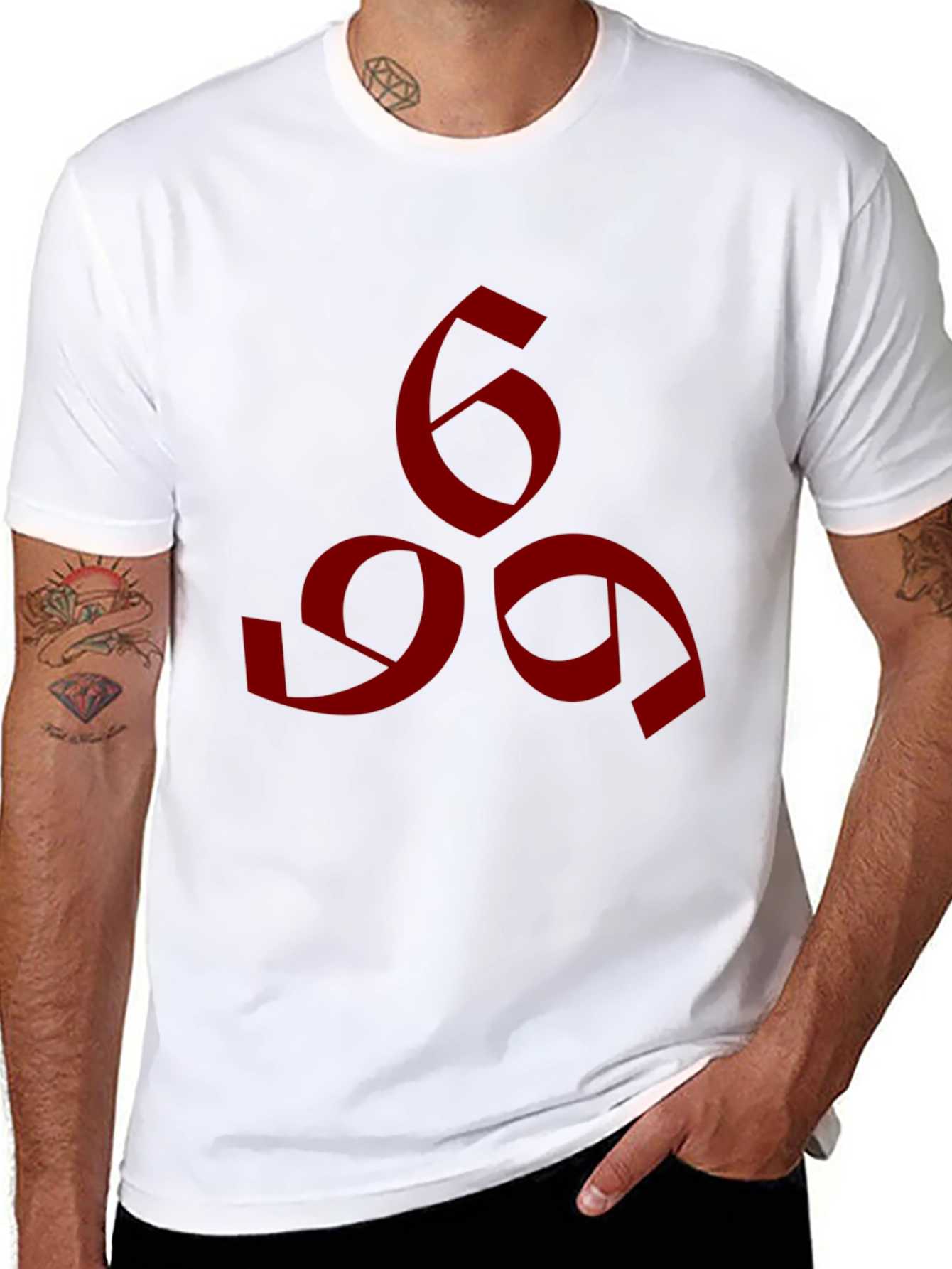 Bold 666 Graphic Tee - Soft Cotton Blend
