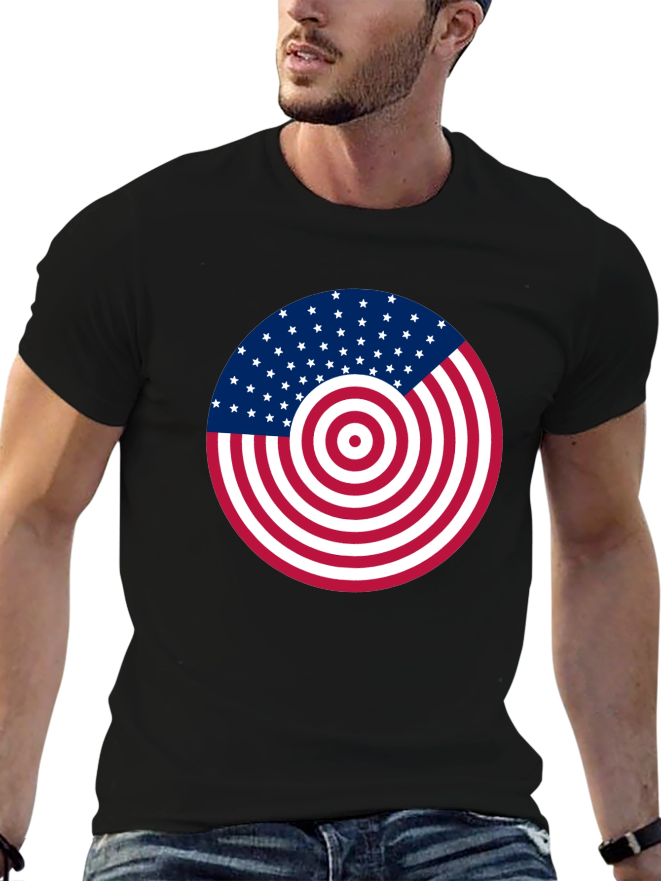 American Flag Target T-Shirt