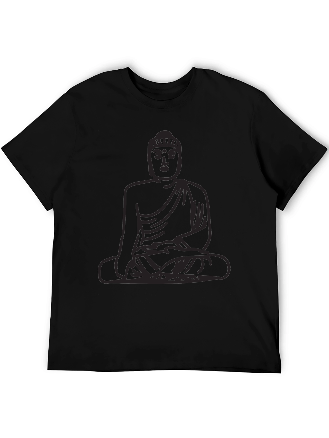 Buddha Graphic Tee - Classic Black