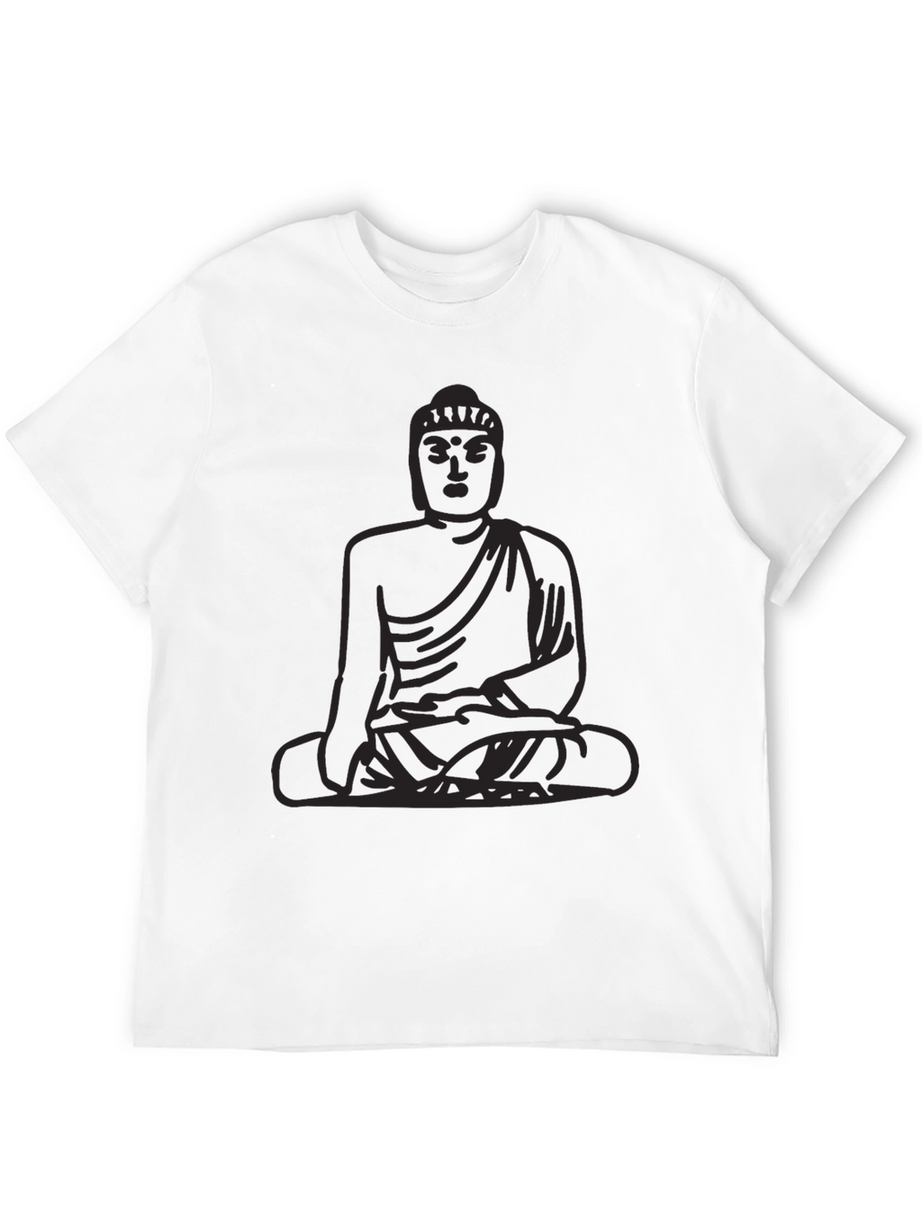 Buddha Graphic Tee - Classic Black