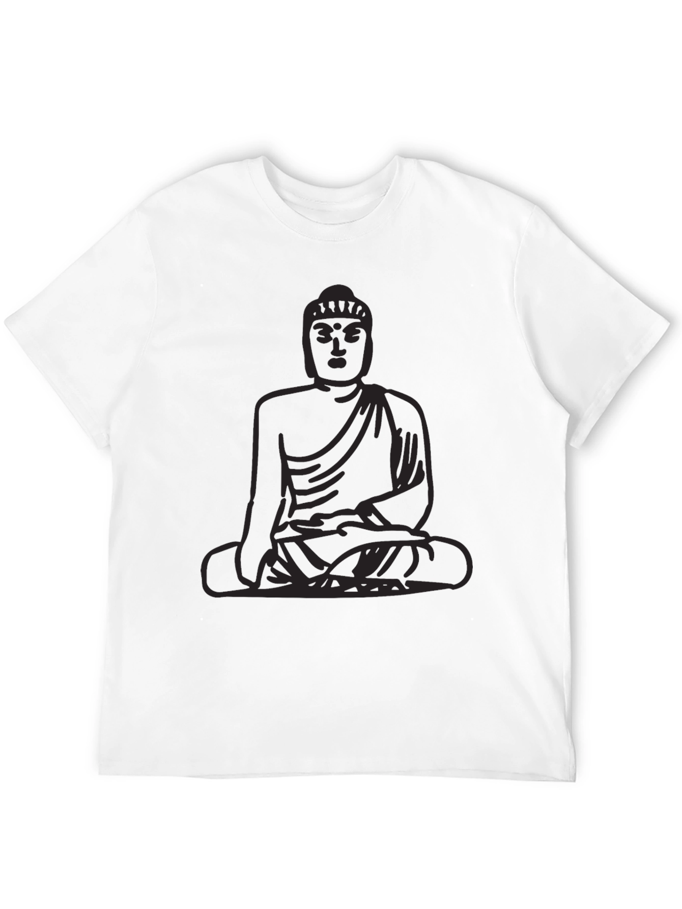Buddha Graphic Tee - Classic Black