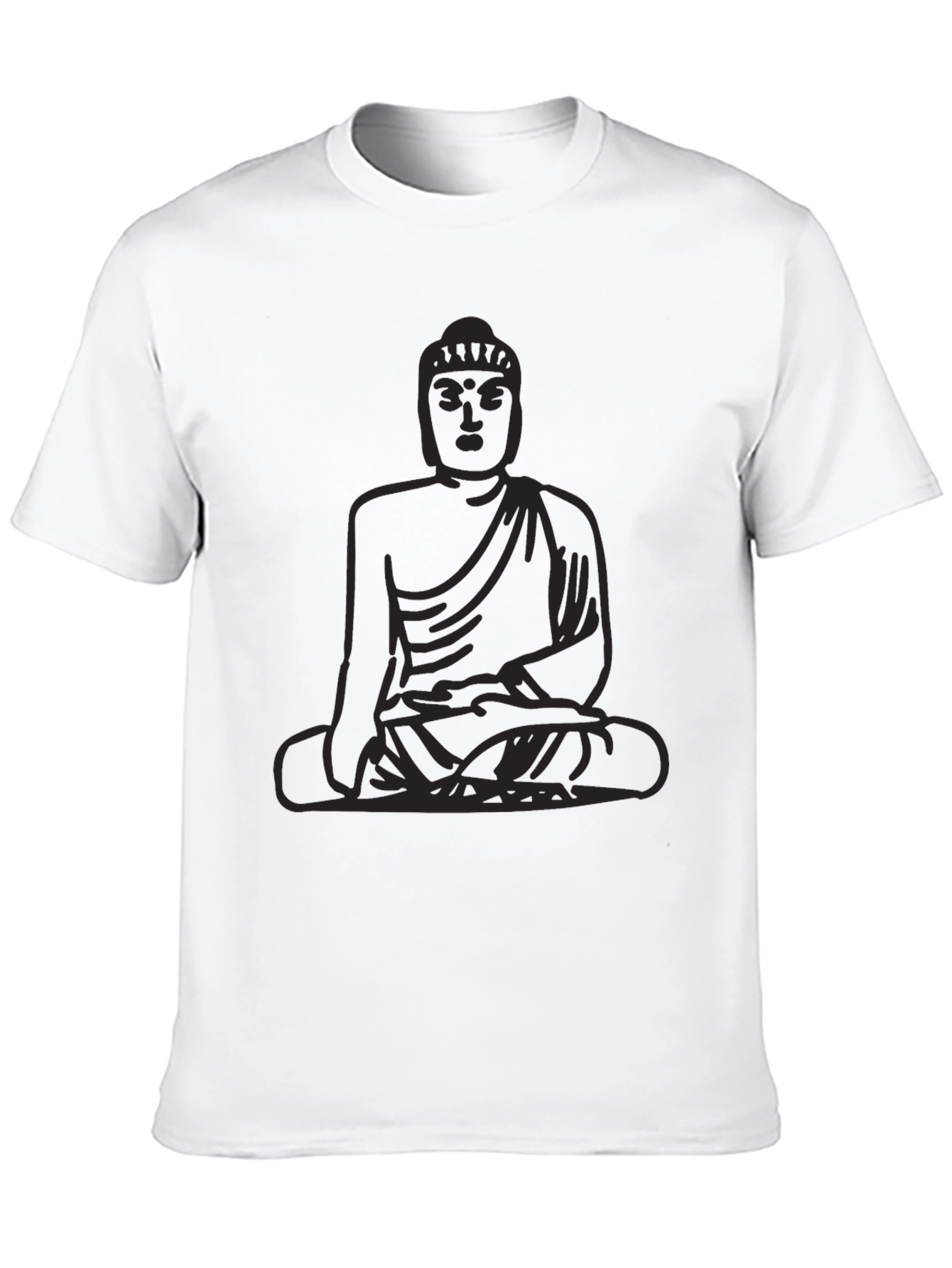 Buddha Graphic Tee - Classic Black