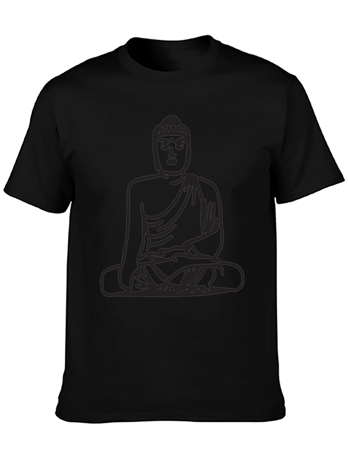 Buddha Graphic Tee - Classic Black