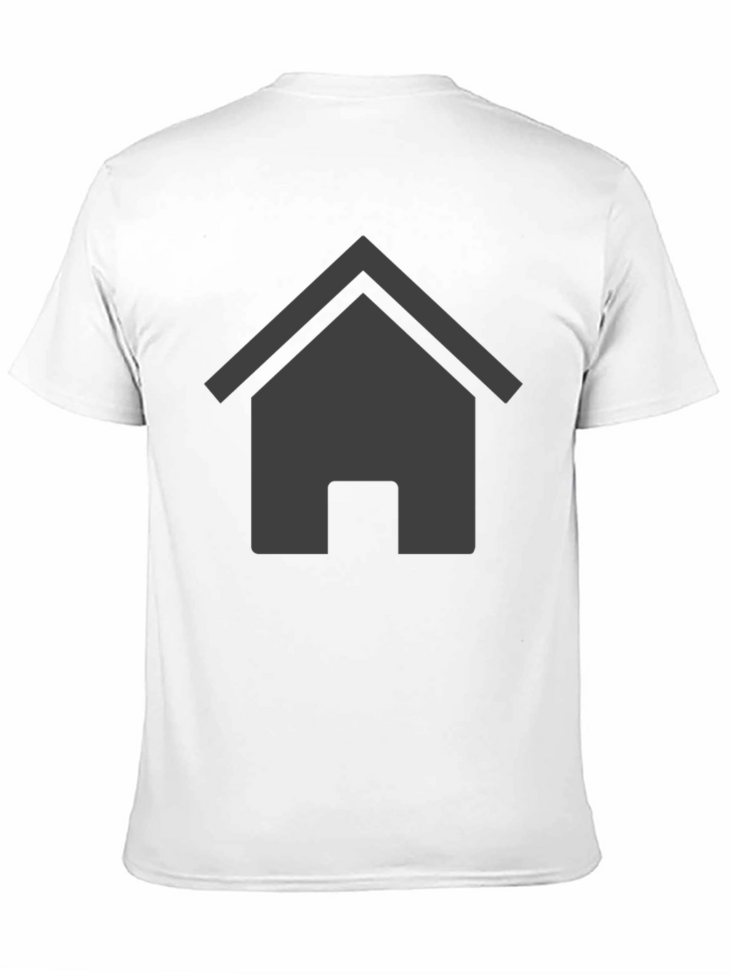 Home Icon Graphic Black T-Shirt