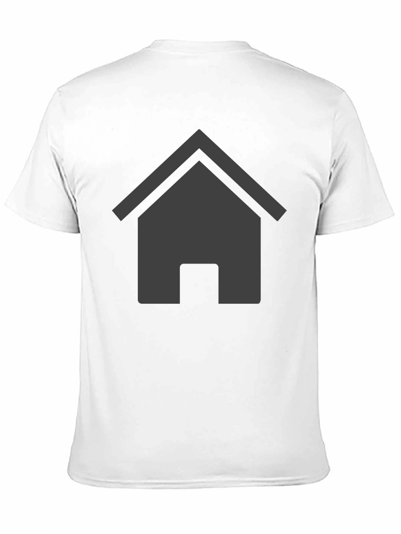 Home Icon Graphic Black T-Shirt