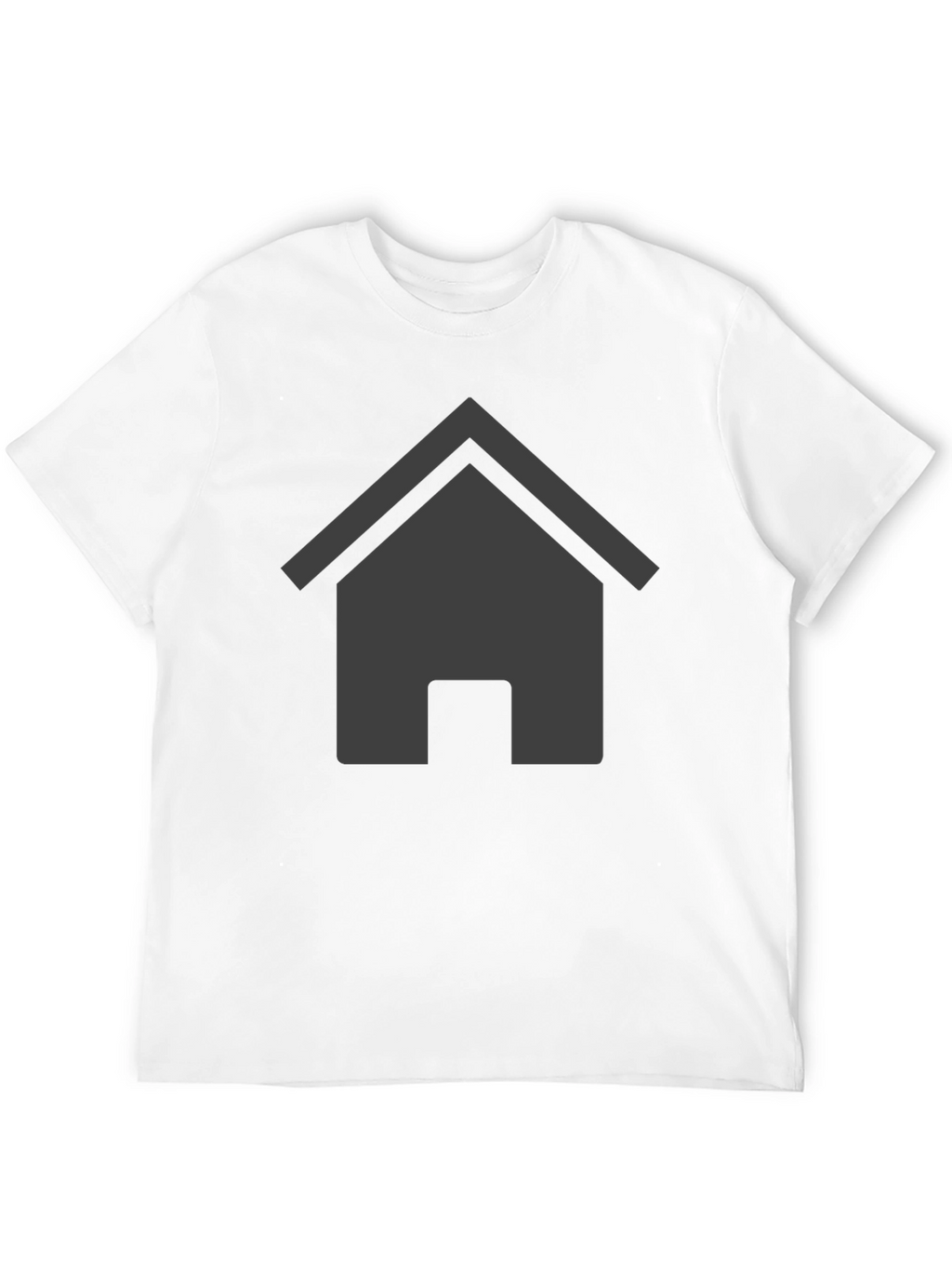 Home Icon Graphic Black T-Shirt