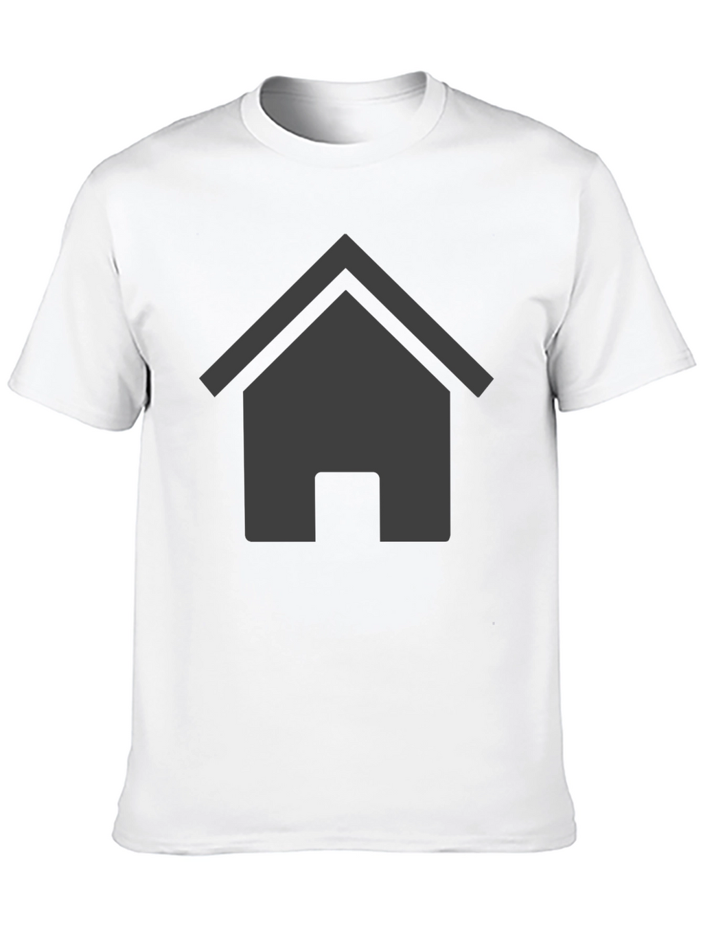 Home Icon Graphic Black T-Shirt