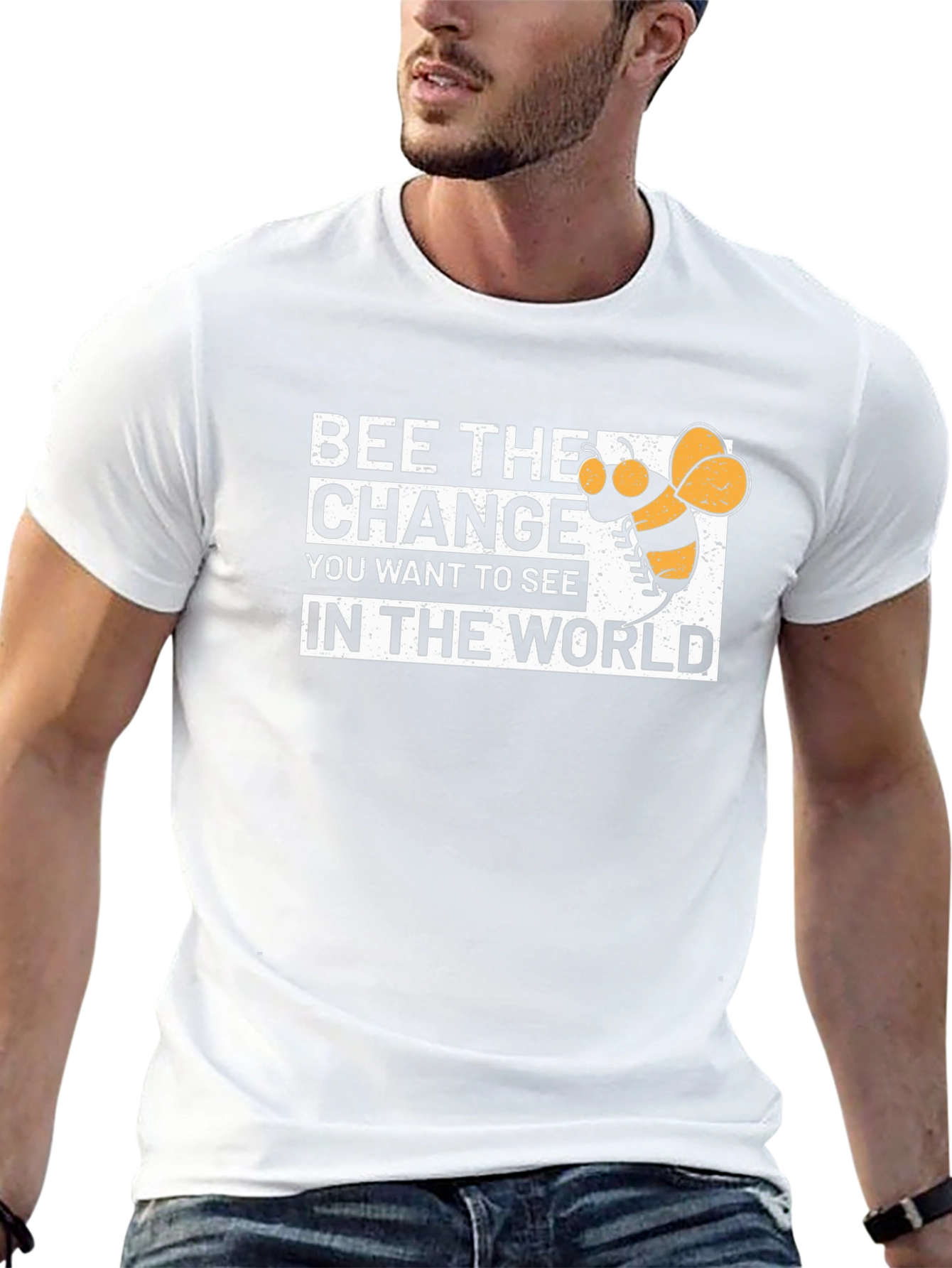 Bee the Change Graphic Tee - Black T-Shirt