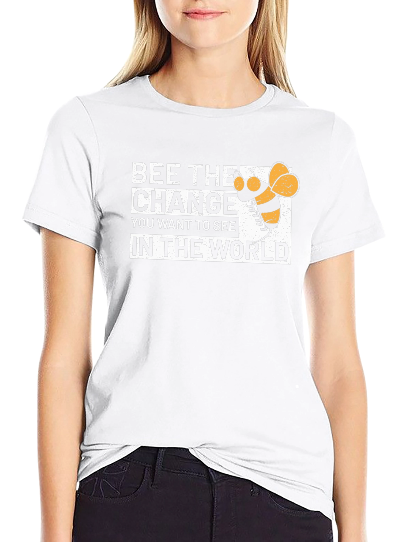 Bee the Change Graphic Tee - Black T-Shirt