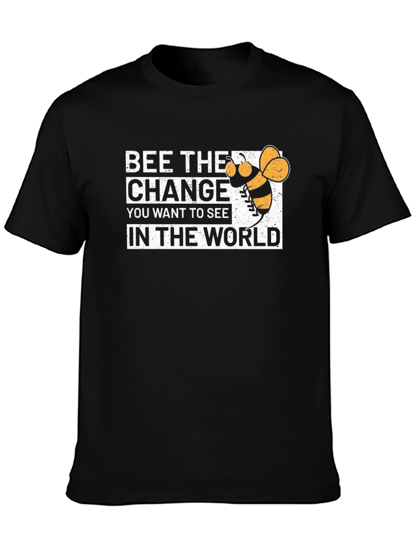 Bee the Change Graphic Tee - Black T-Shirt