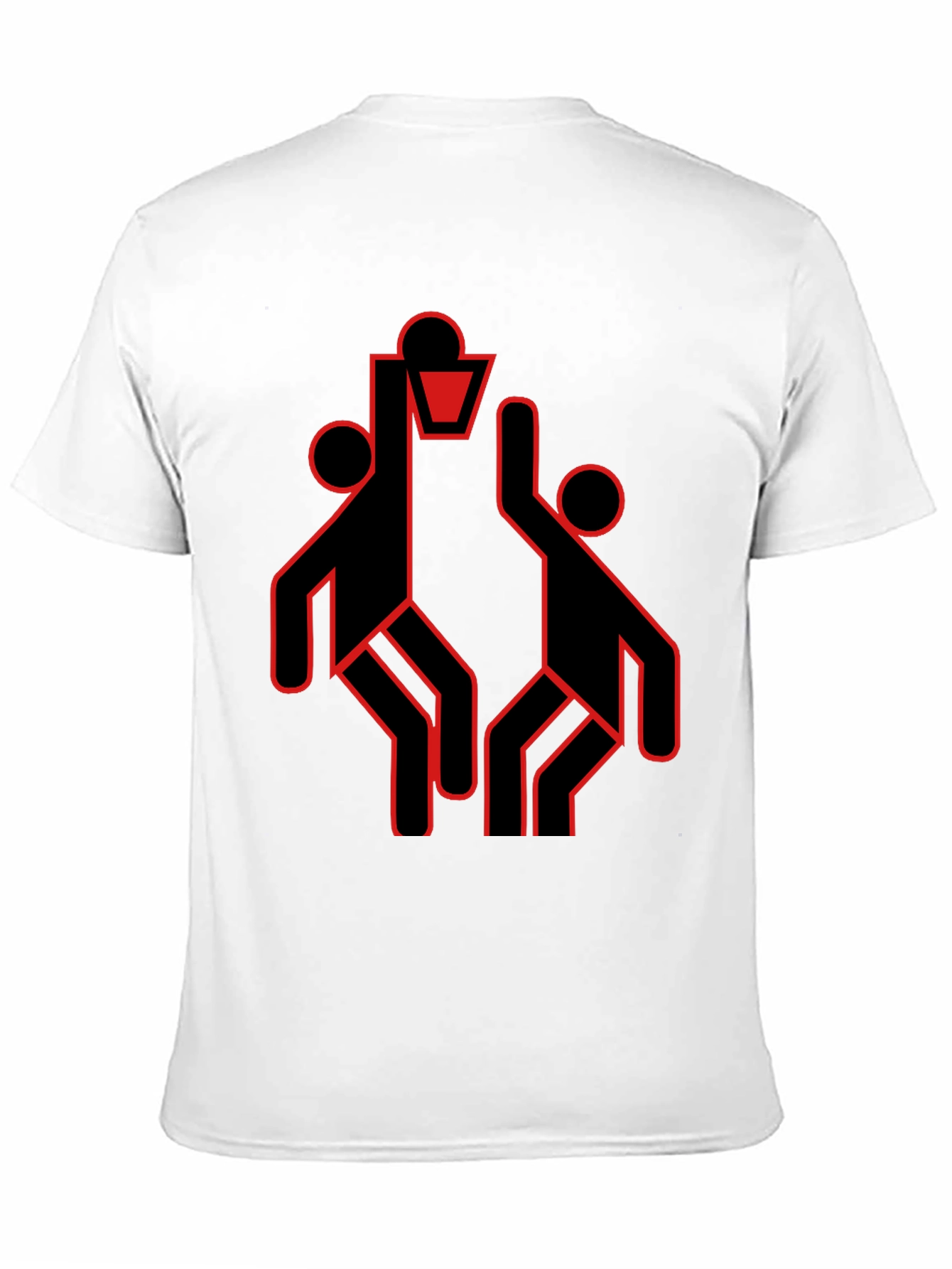 Basketball T-Shirt with Abstract Graphic Print