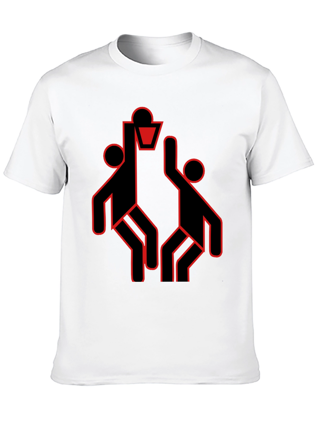 Basketball T-Shirt with Abstract Graphic Print