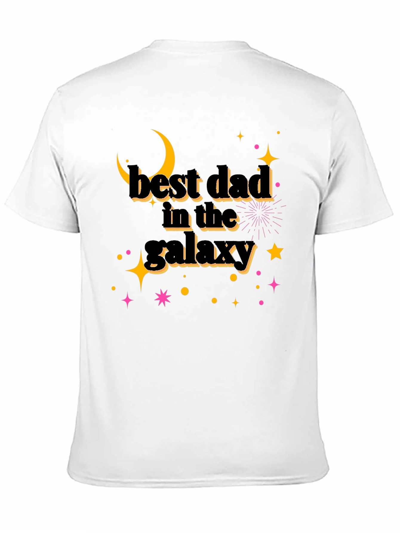 Best Dad in the Galaxy Black T-Shirt - Fathers Day Gift