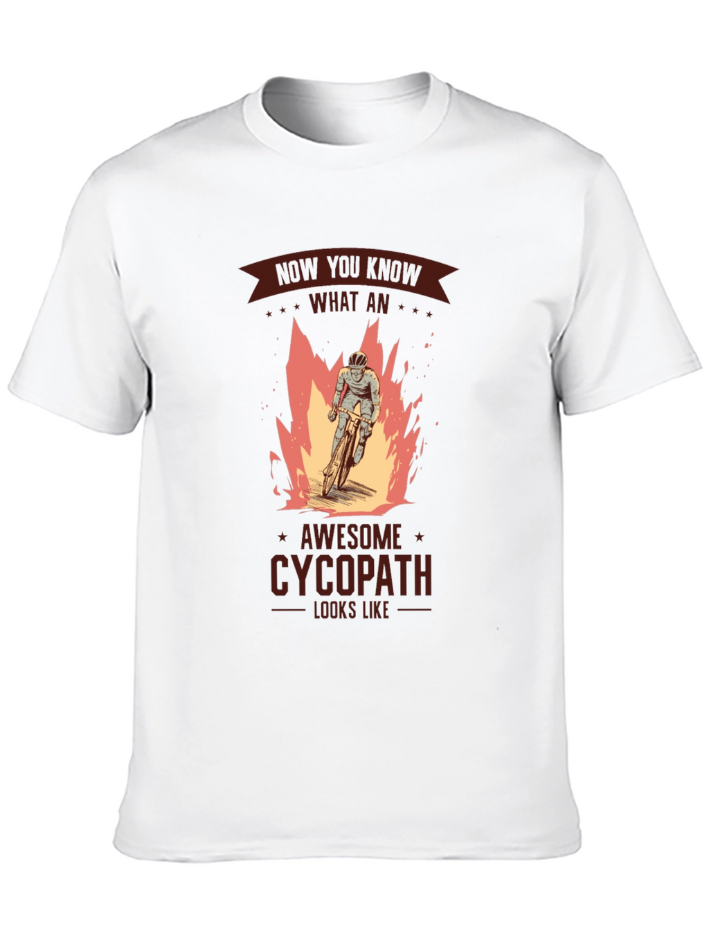 Awesome Cycopath T-Shirt - Biker Design