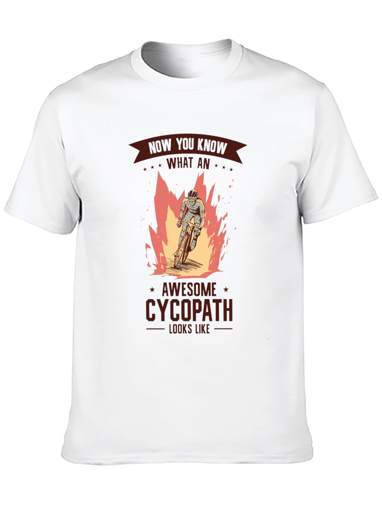 Awesome Cycopath T-Shirt - Biker Design