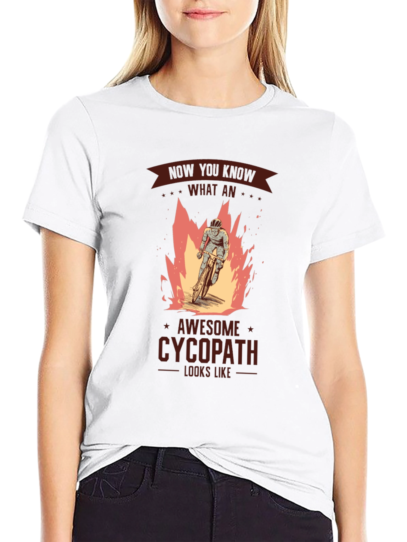 Awesome Cycopath T-Shirt - Biker Design