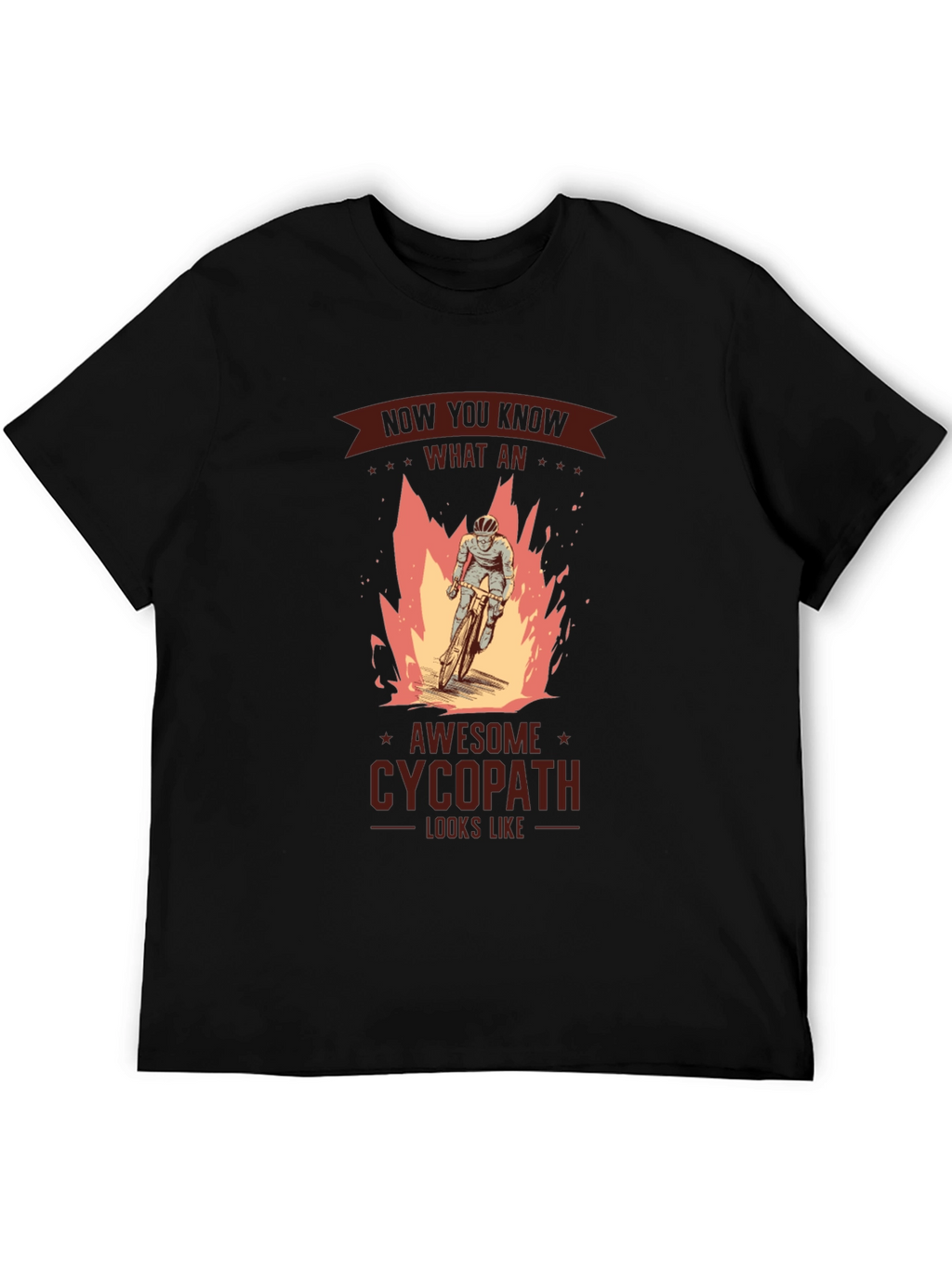 Awesome Cycopath T-Shirt - Biker Design