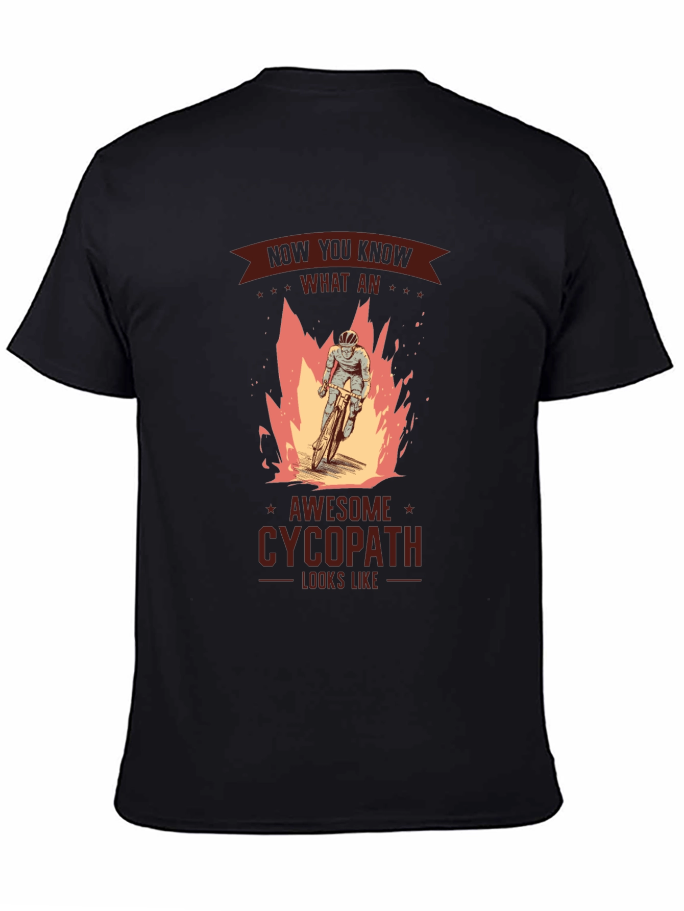 Awesome Cycopath T-Shirt - Biker Design