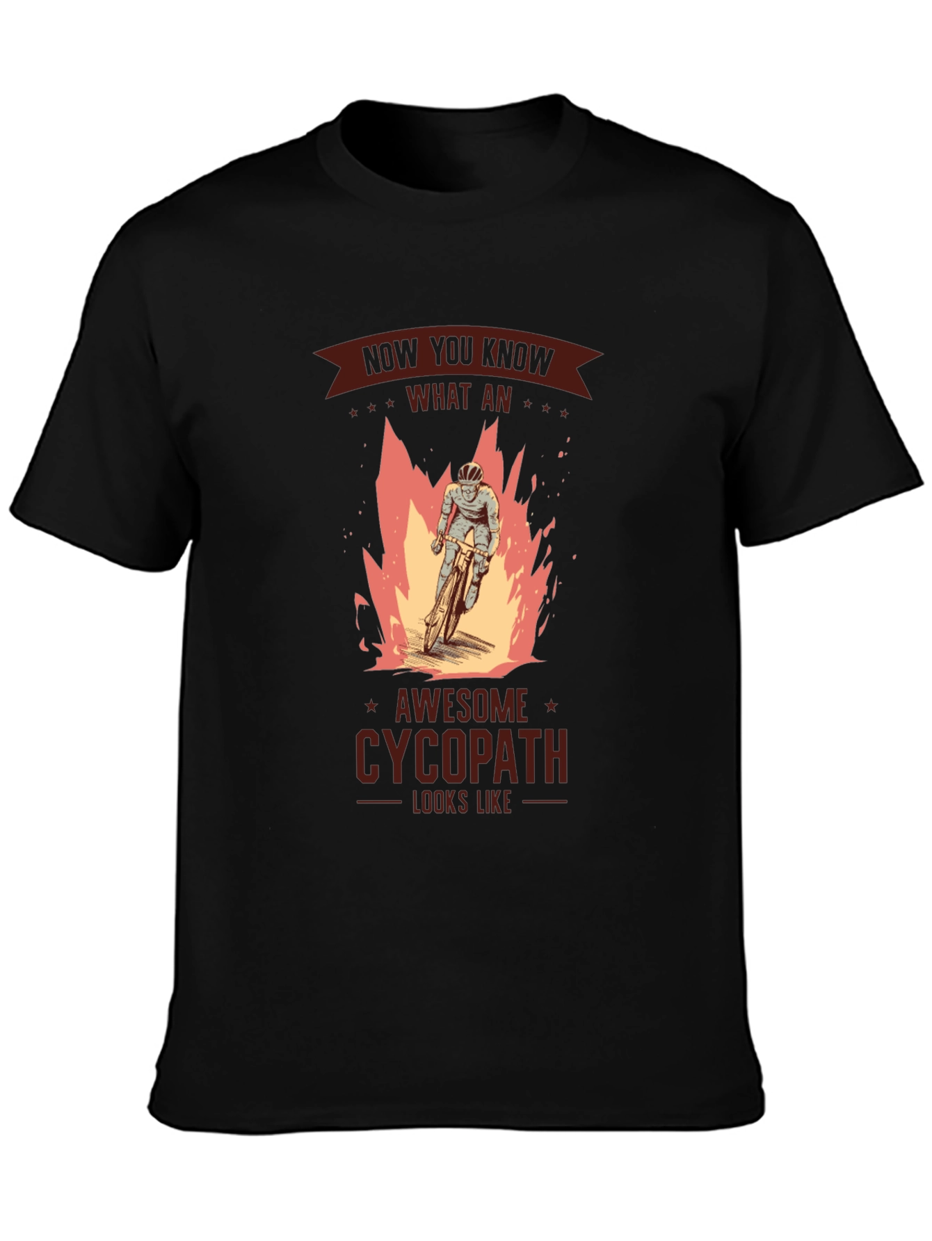 Awesome Cycopath T-Shirt - Biker Design