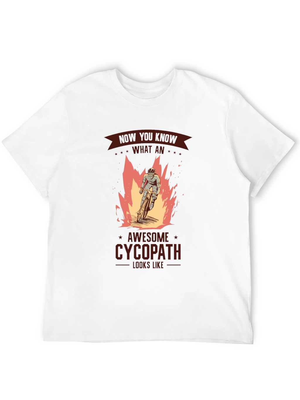 Awesome Cycopath T-Shirt - Biker Design