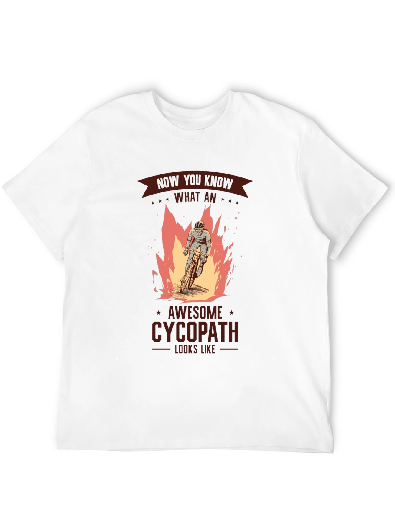 Awesome Cycopath T-Shirt - Biker Design