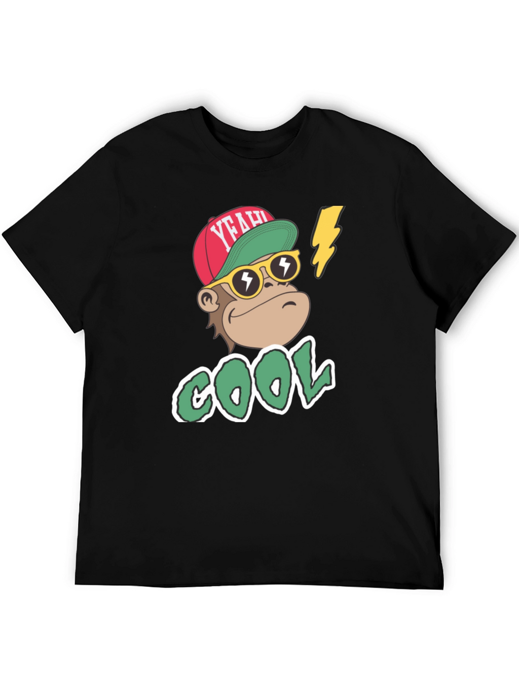 Cool Monkey Graphic T-Shirt - Trendy Streetwear