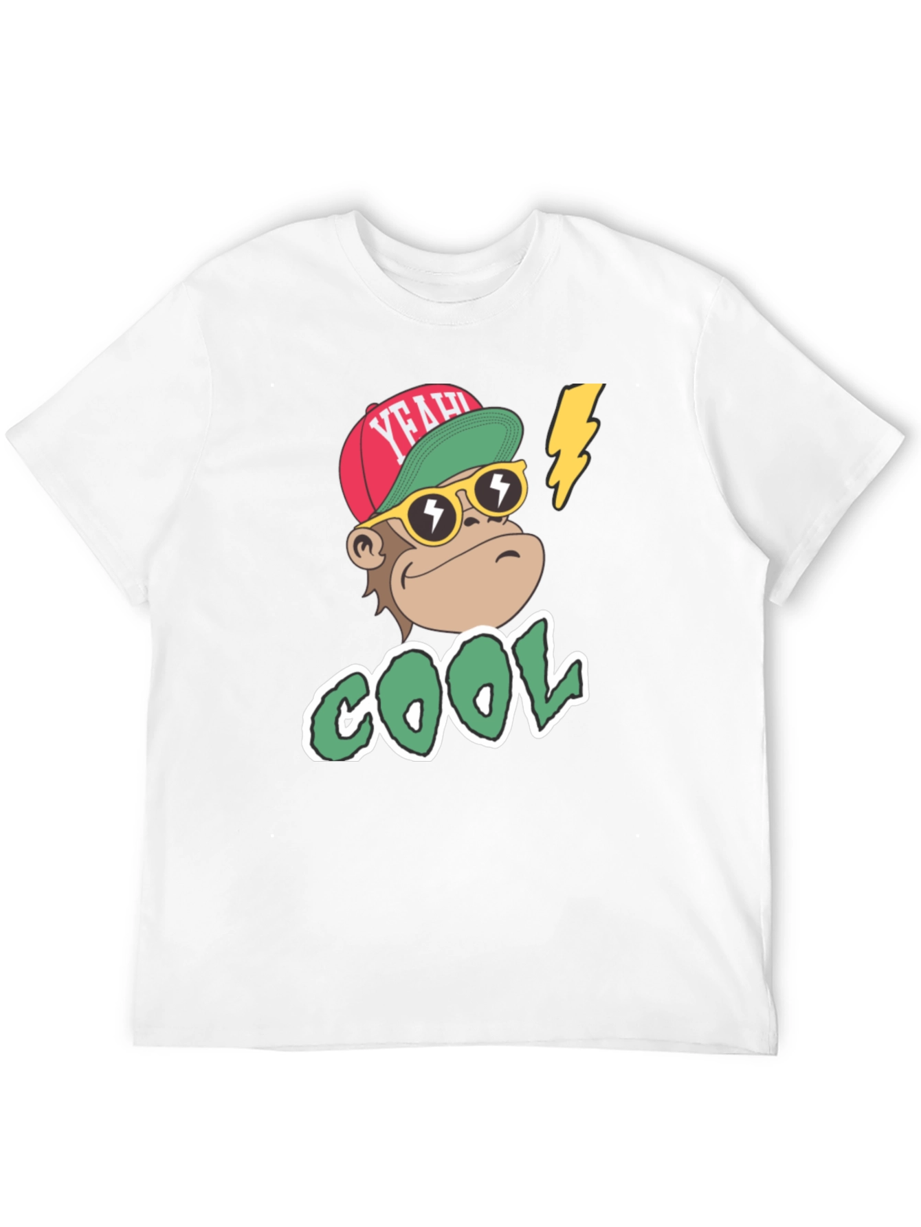 Cool Monkey Graphic T-Shirt - Trendy Streetwear