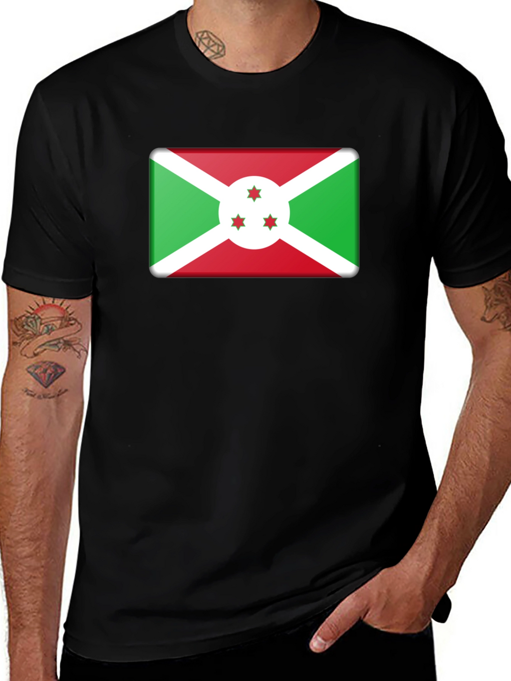 Burundi Flag T-Shirt - Show Your Pride