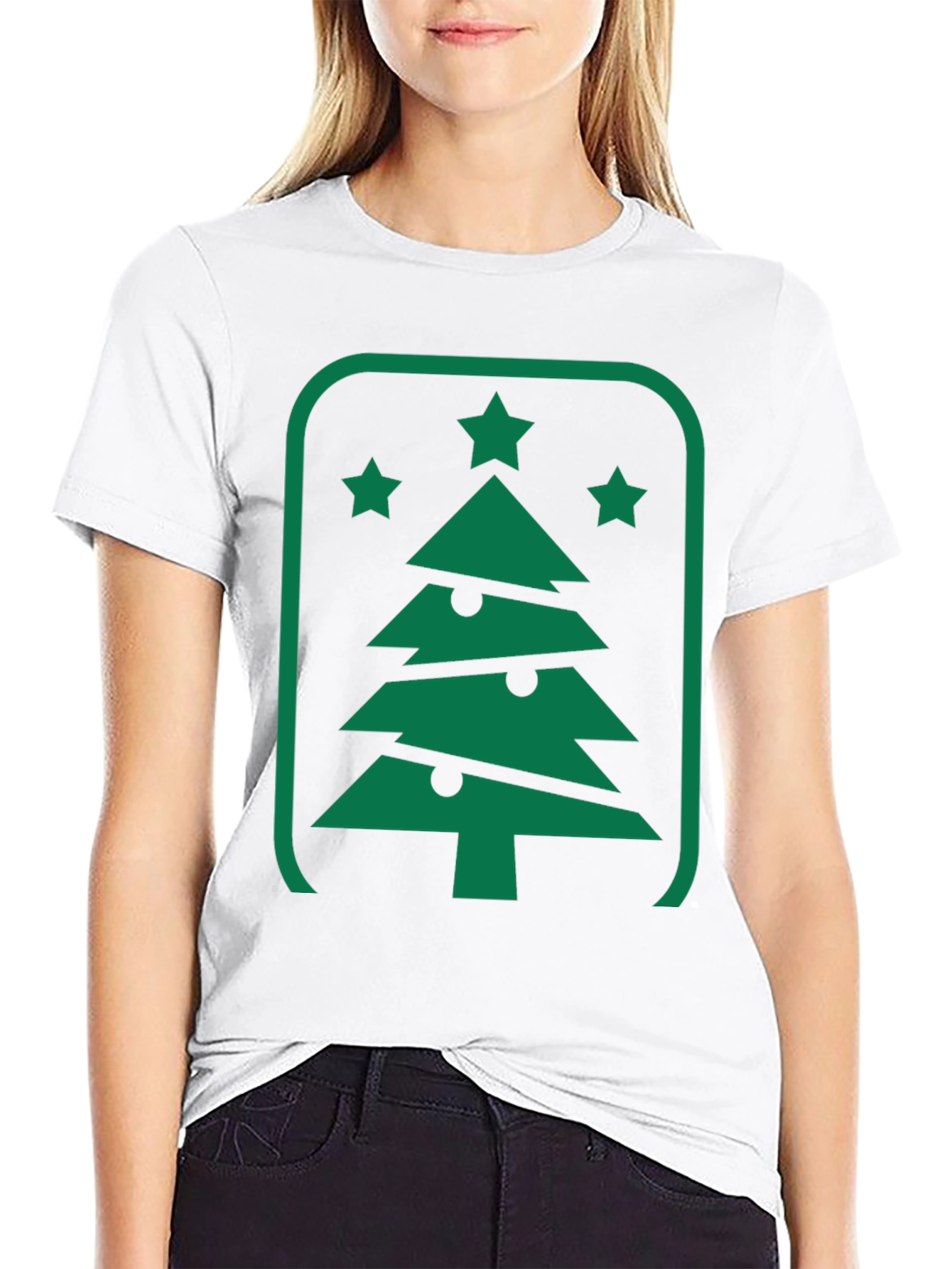 Christmas Tree Graphic Tee - Holiday Style