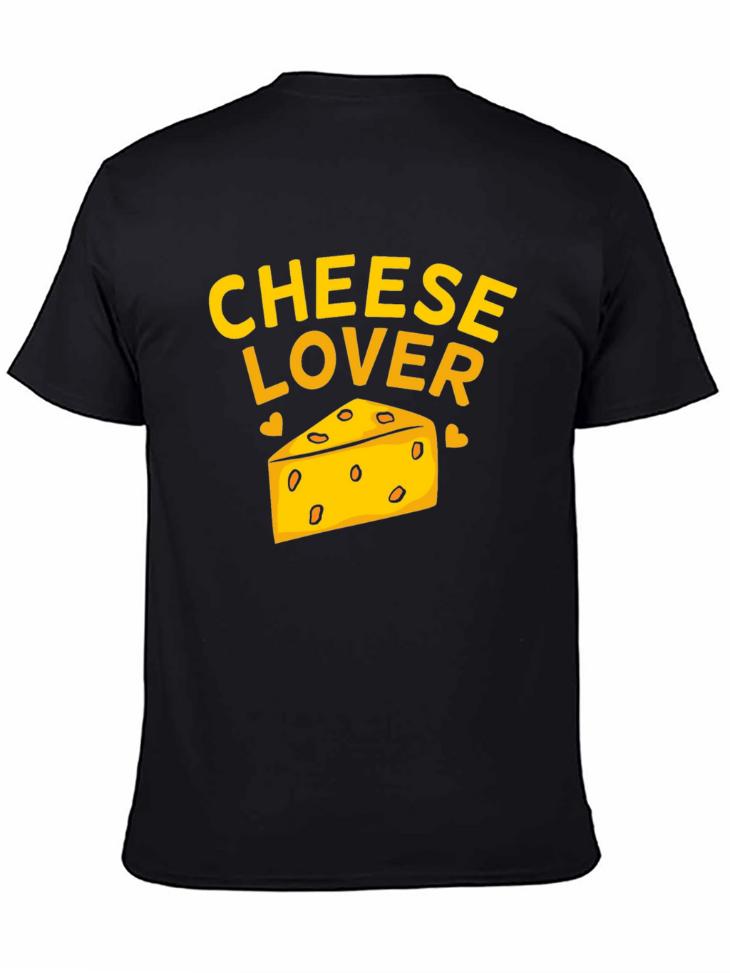 Cheese Lover T-Shirt - Black Graphic Tee