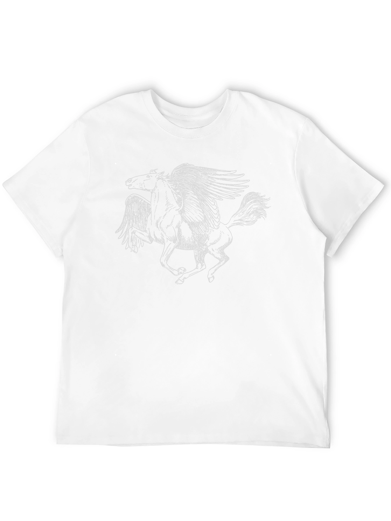 Black Pegasus Graphic Tee - Mens Short Sleeve Shirt