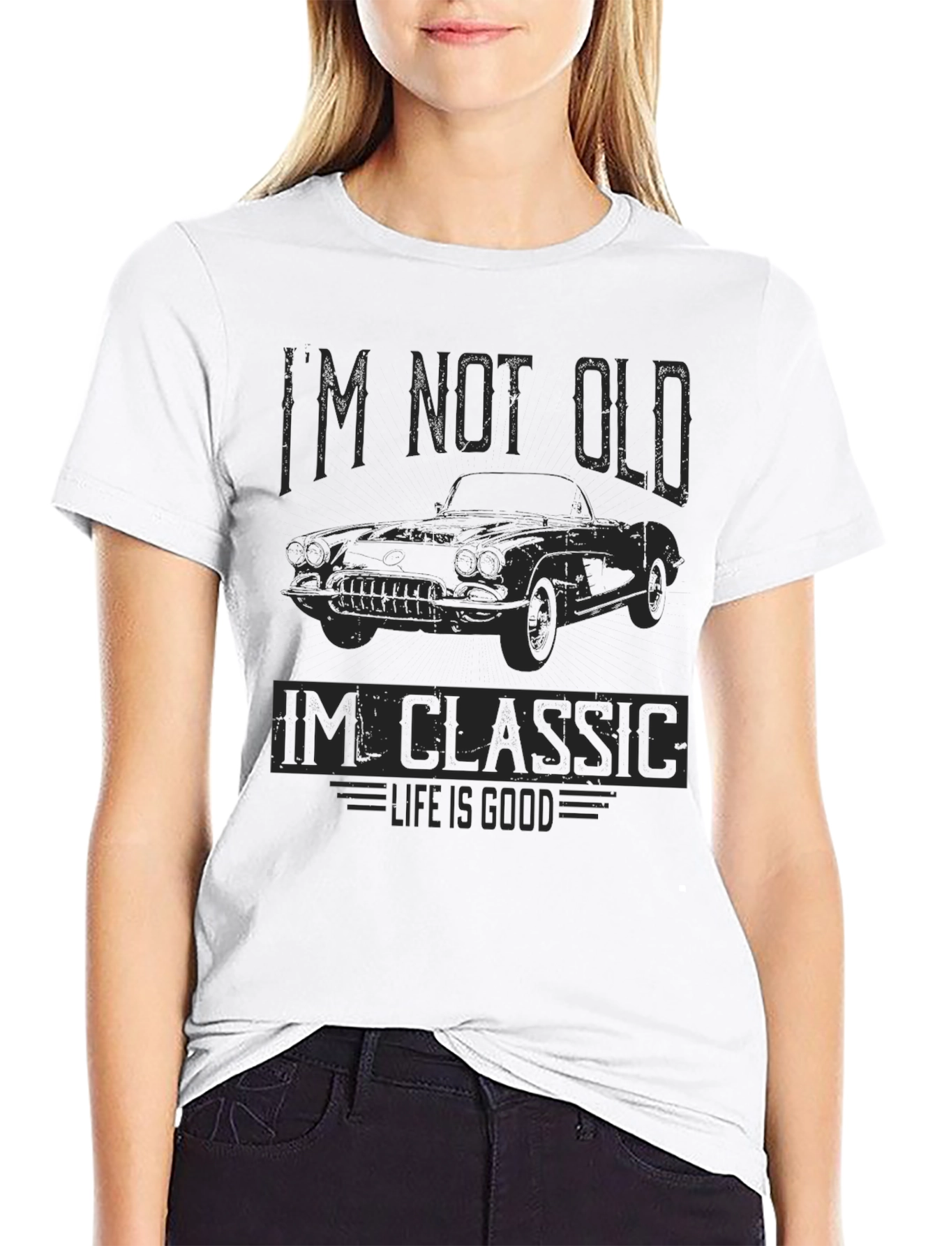 Im Not Old Im Classic Car Graphic Tee