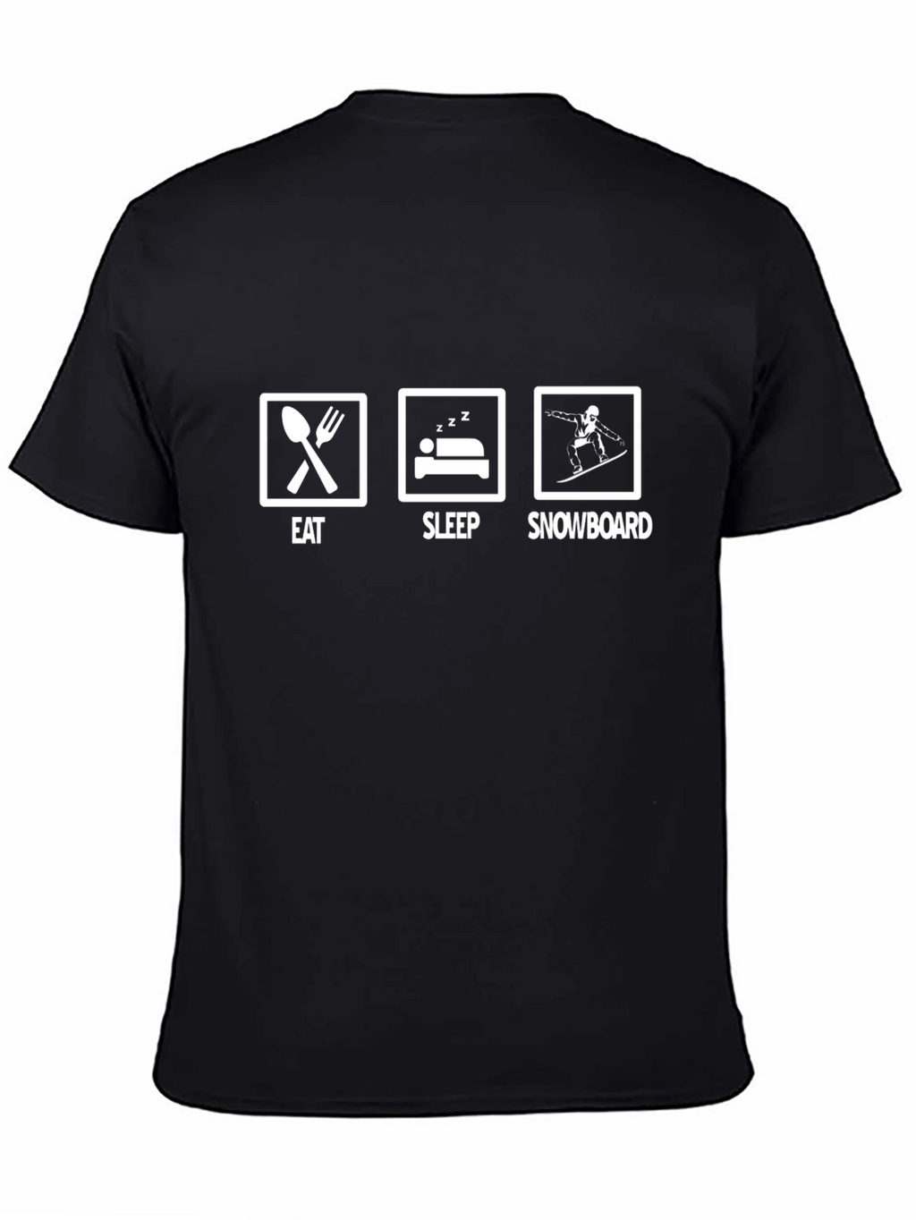 Eat Sleep Snowboard Graphic Tee