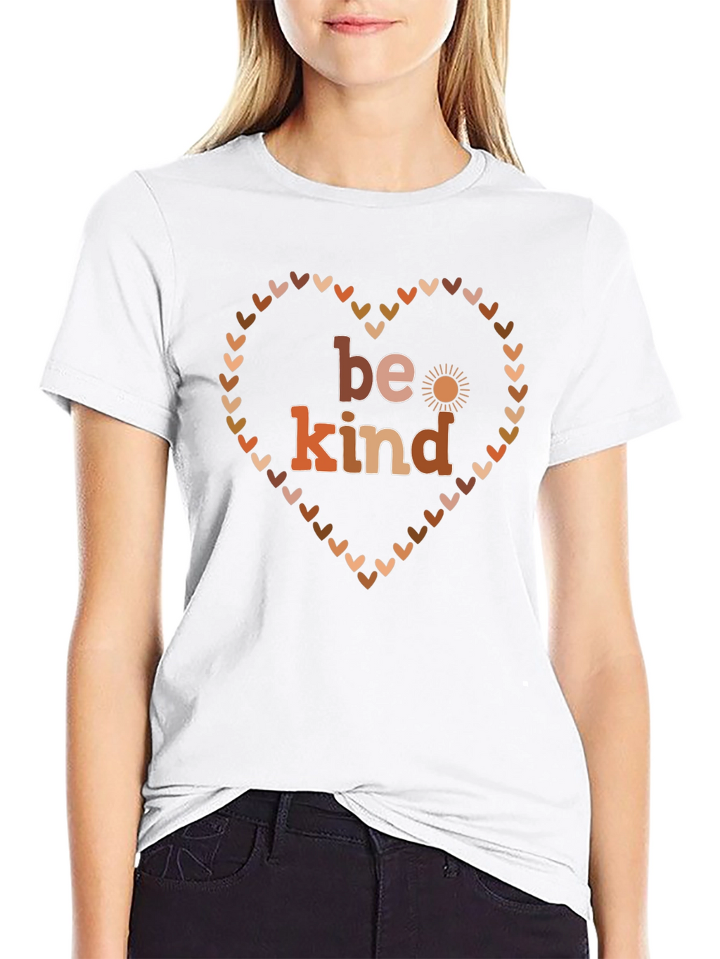 Be Kind Heart Graphic T-Shirt