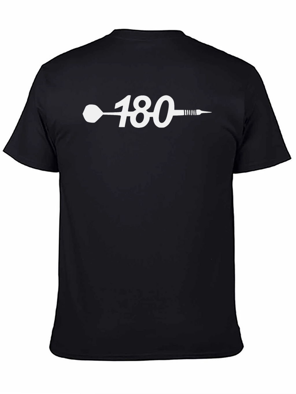 Dart 180 T-Shirt: Bullseye Style Black