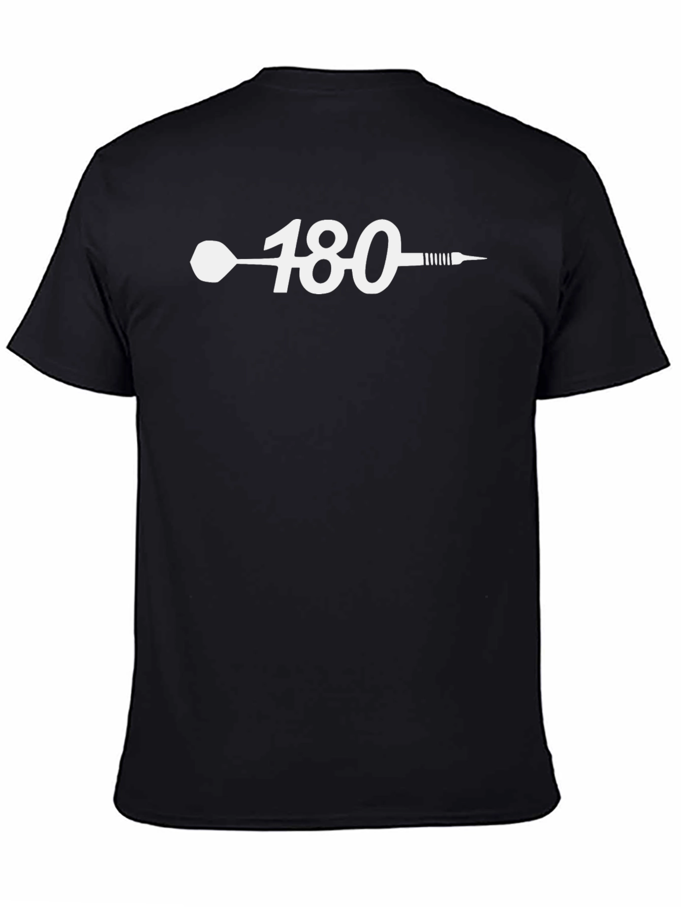 Dart 180 T-Shirt: Bullseye Style Black