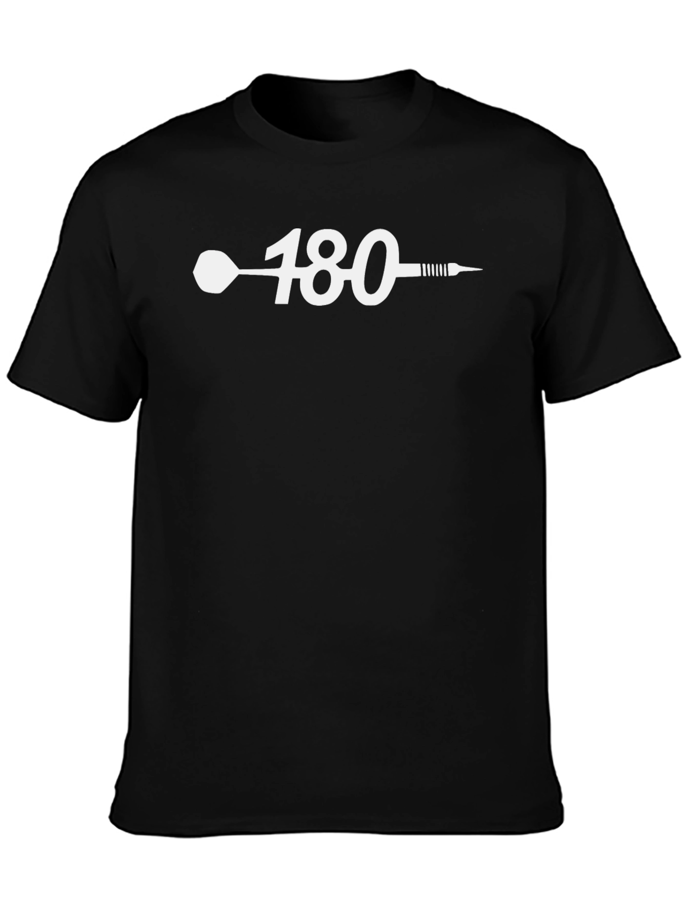 Dart 180 T-Shirt: Bullseye Style Black