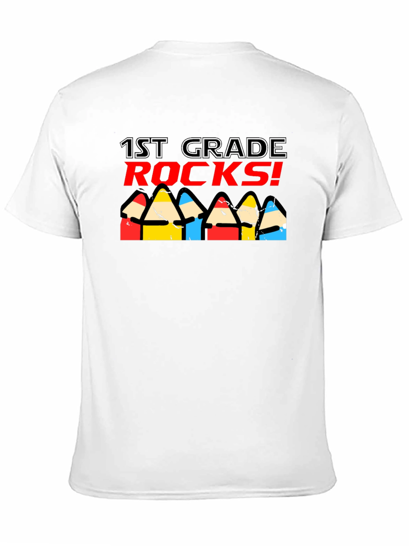 1st Grade Rocks! Graphic Tee - Back to School Shirt