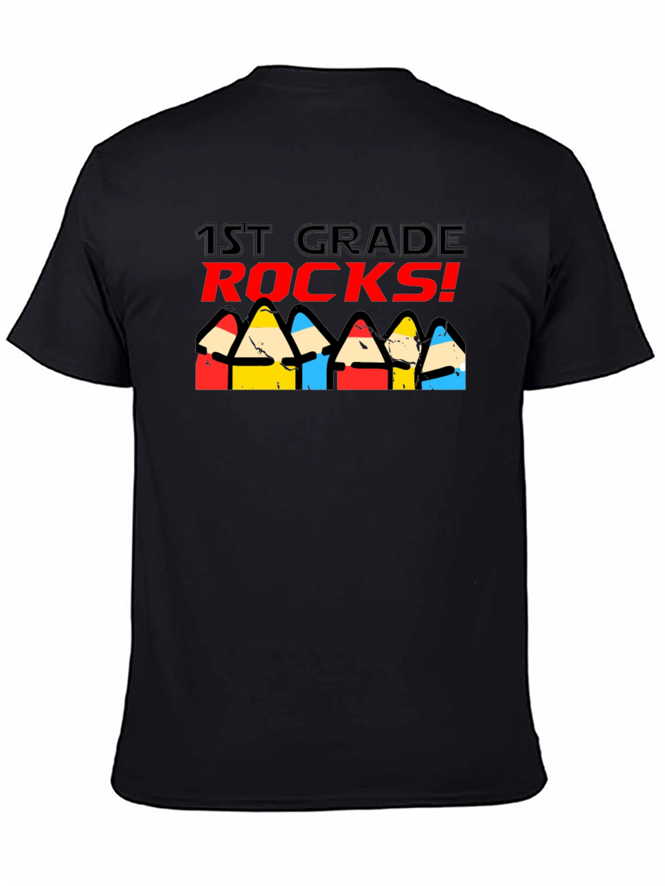 1st Grade Rocks! Graphic Tee - Back to School Shirt
