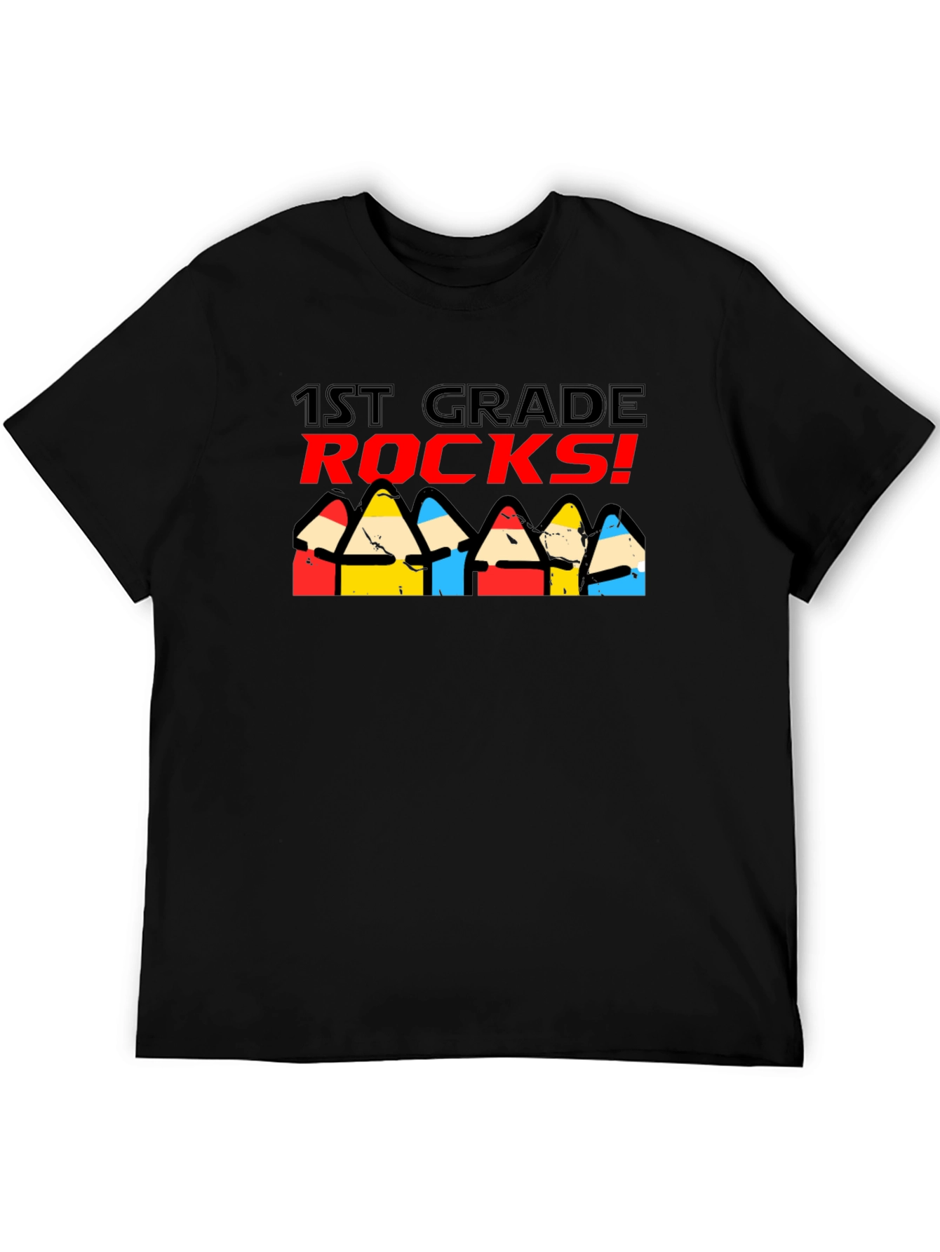 1st Grade Rocks! Graphic Tee - Back to School Shirt