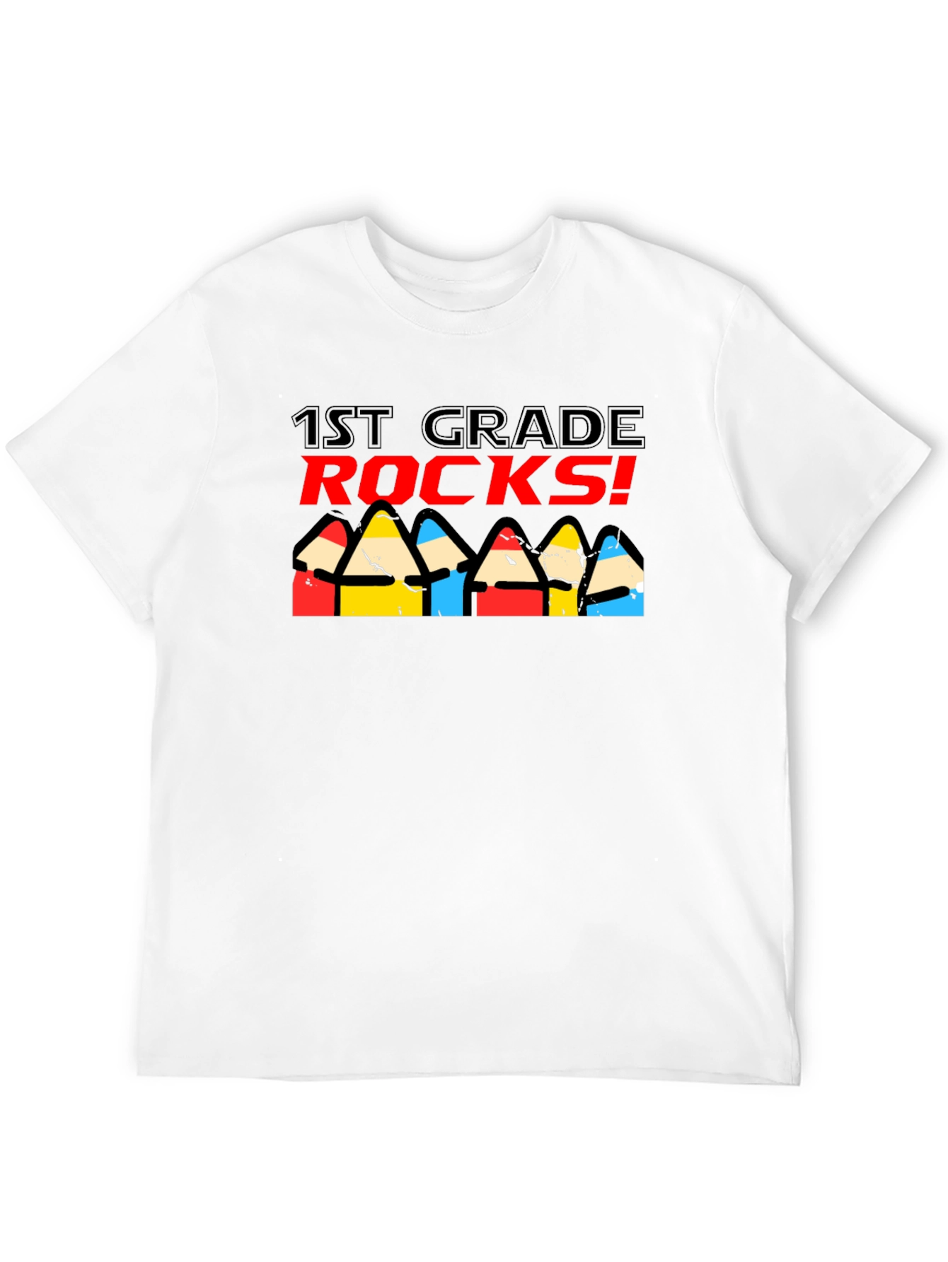 1st Grade Rocks! Graphic Tee - Back to School Shirt