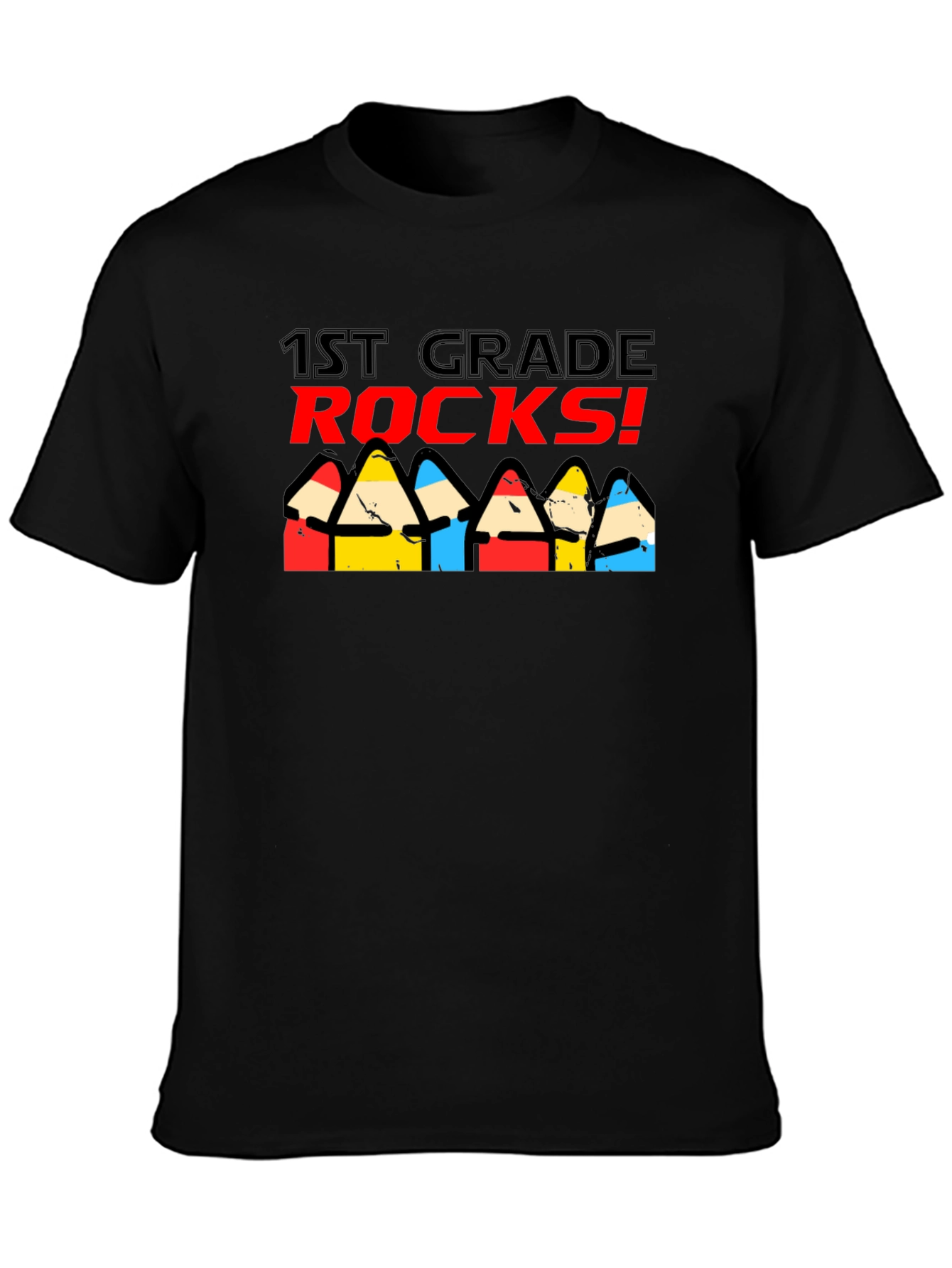 1st Grade Rocks! Graphic Tee - Back to School Shirt