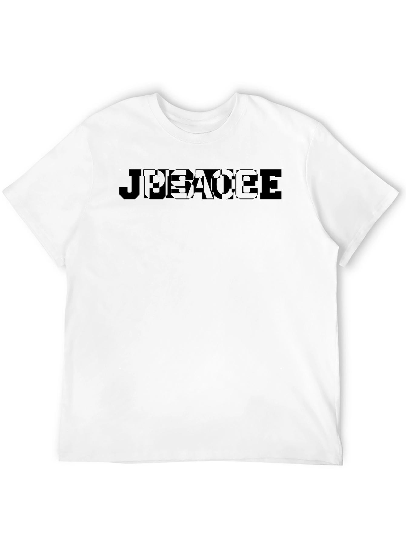JEEBACEE Black Graphic T-Shirt