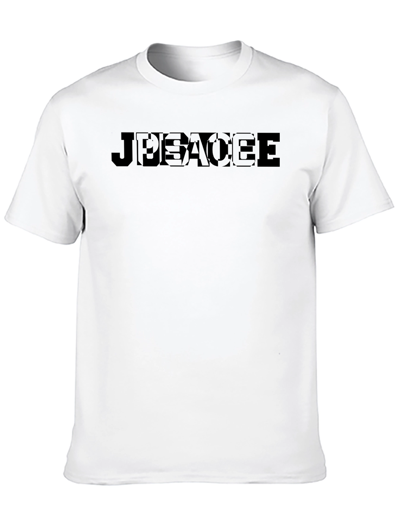 JEEBACEE Black Graphic T-Shirt